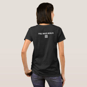 Camiseta de la riqueza interior de las mujeres