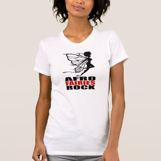 Camiseta de la roca de las hadas del Afro