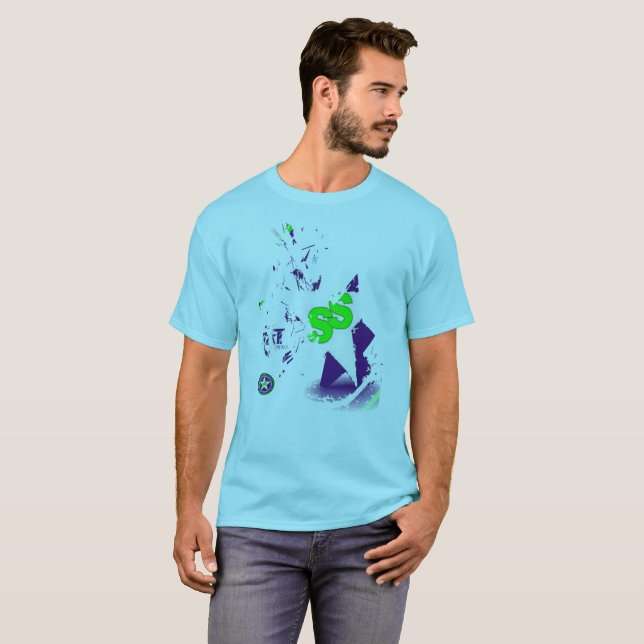 Camiseta de la ropa de la situación de la estrella (Anverso completo)