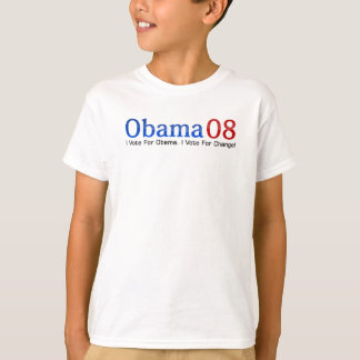 Camiseta de la ropa del demócrata Barack Obama