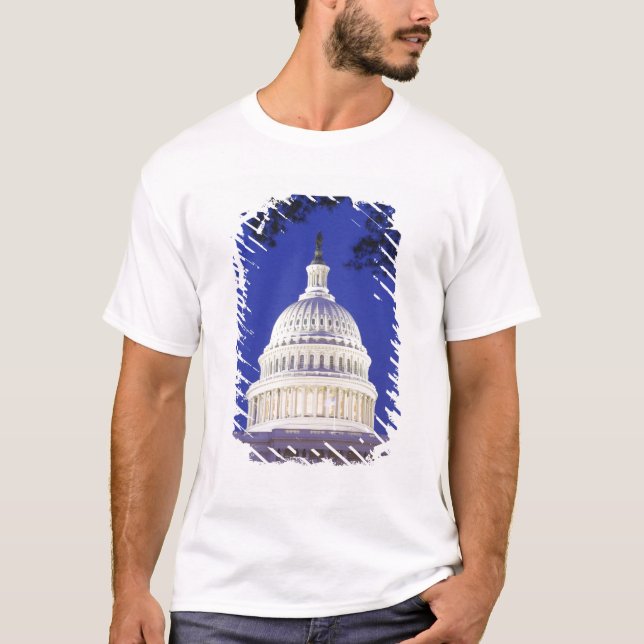 Camiseta De la Rotonda del capitolio en la noche, (Anverso)