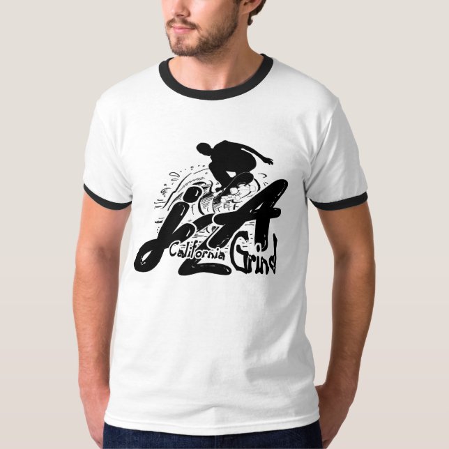 camiseta de la rutina de j2A California (Anverso)