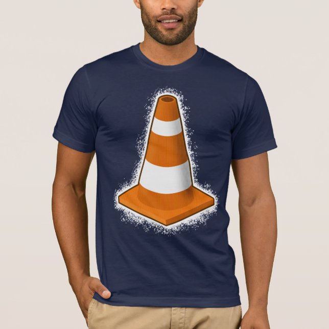 Camiseta de la salpicadura del cono de la (Anverso)