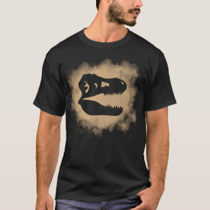Camiseta de la salpicadura del polvo de la silueta
