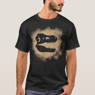 Camiseta de la salpicadura del polvo de la silueta