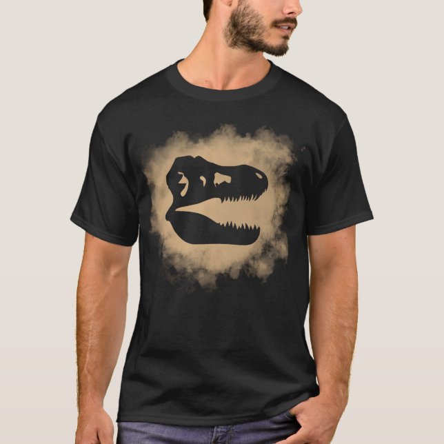 Camiseta de la salpicadura del polvo de la silueta (Anverso)
