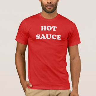 Camiseta de la salsa caliente de los hombres