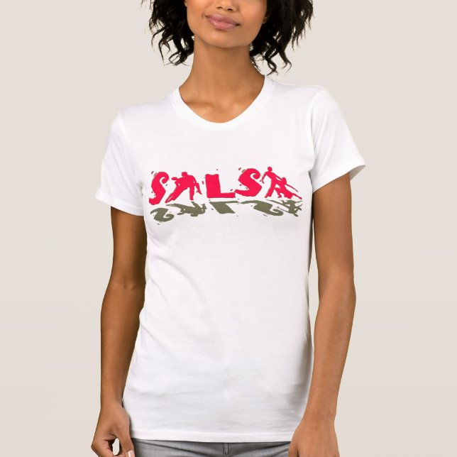 Camiseta de la SALSA - para los amantes de la (Anverso)