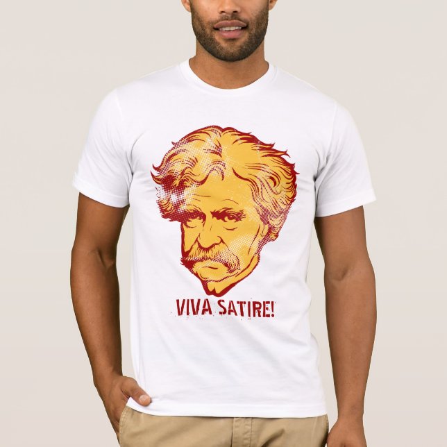 Camiseta de la sátira de Mark Twain "Viva " (Anverso)