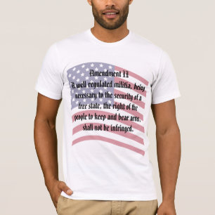Camiseta de la Segunda Enmienda de la Constitución