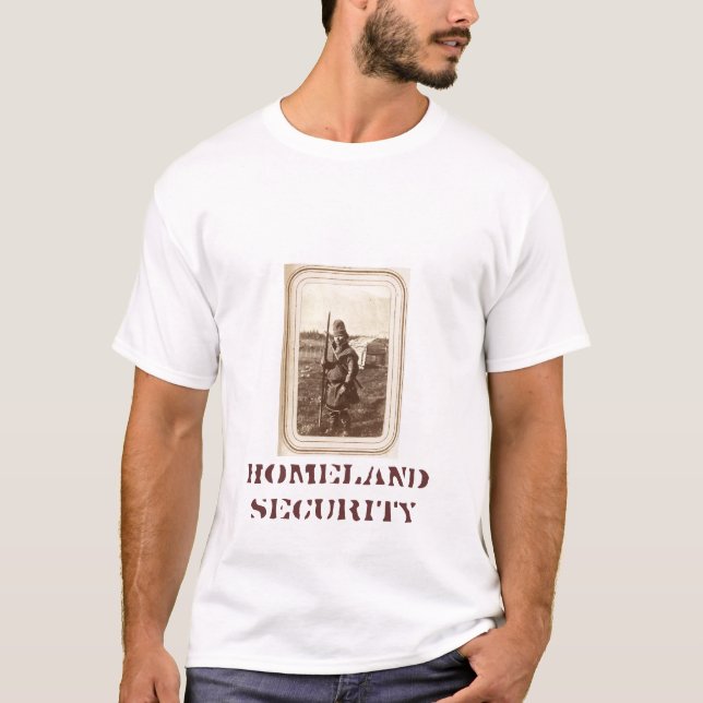 Camiseta de la seguridad de patria (parte (Anverso)