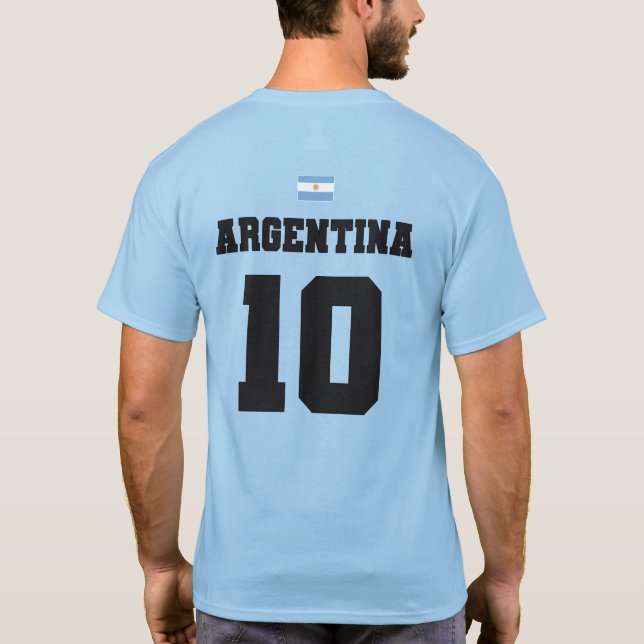 Camiseta de la selección nacional de fútbol de Arg (Reverso)
