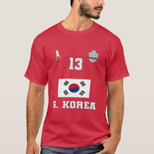 Camiseta de la selección nacional de fútbol de Cor