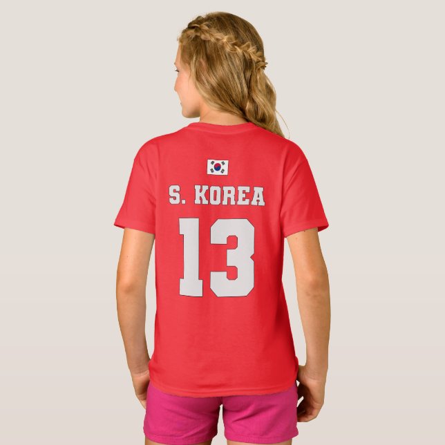 Camiseta de la selección nacional de fútbol de Cor (Reverso completo)