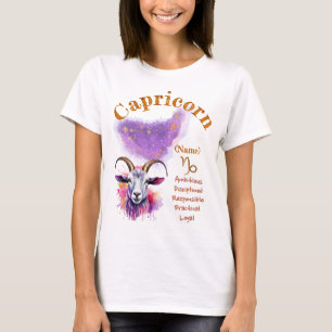Camiseta de la Señal Zodiacal Capricornio