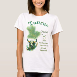 Camiseta de la Señal Zodiacal Tauro