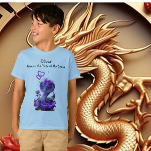 Camiseta de la serpiente china de Año Nuevo de cum