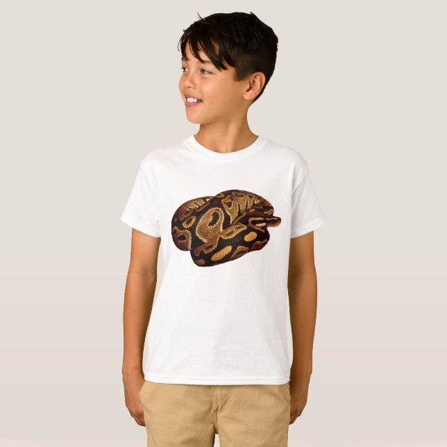 Camiseta de la serpiente de la camiseta del pitón (Anverso completo)
