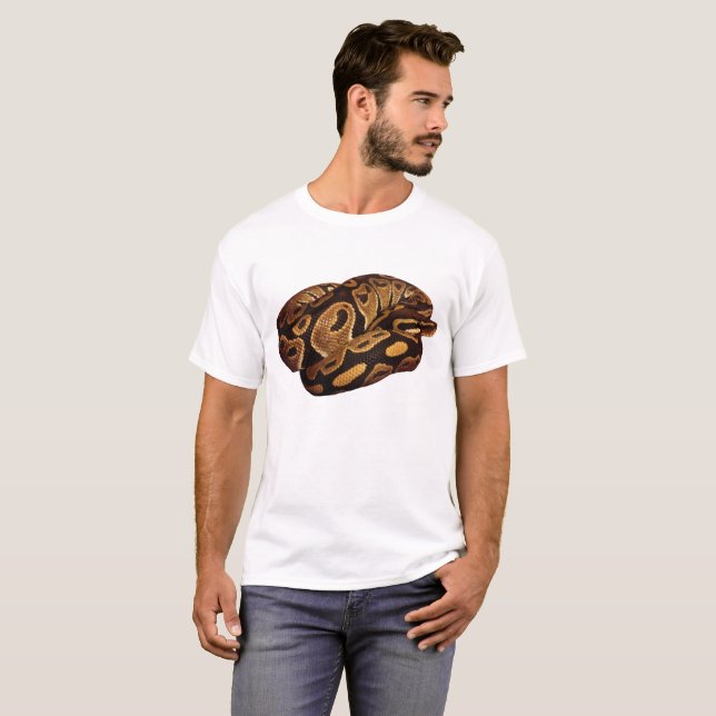 Camiseta de la serpiente de la camiseta del pitón (Anverso completo)