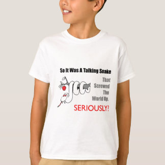 camiseta de la serpiente que habla