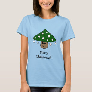 Camiseta de la seta del árbol de navidad