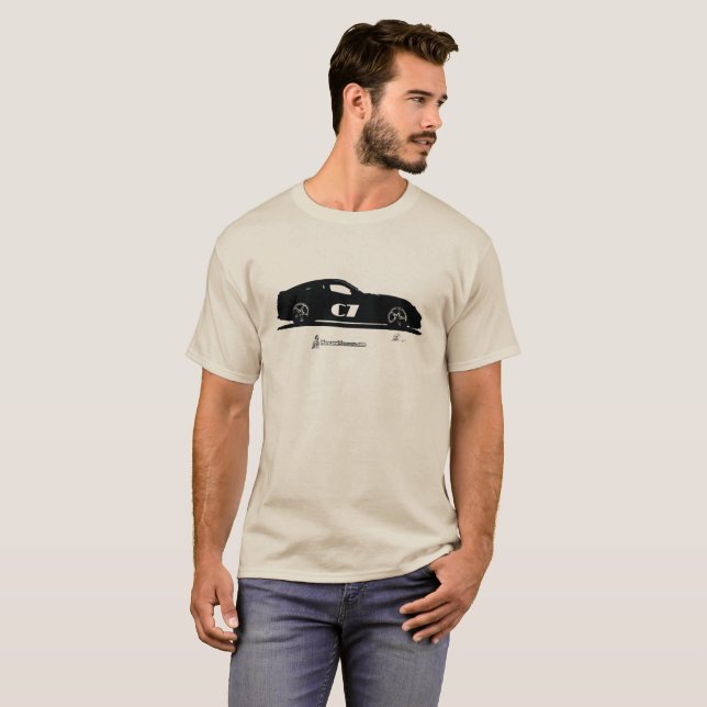 Camiseta de la silueta C7 (Anverso completo)