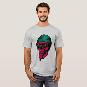 Camiseta de la silueta de la ciudad de Streetwear