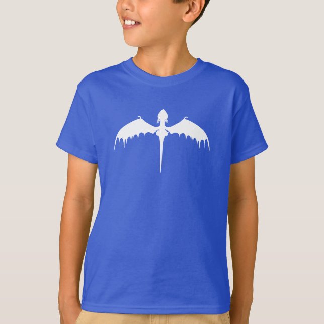 Camiseta de la silueta de Stormfly de los niños (Anverso)