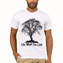 Camiseta de la silueta del árbol estético
