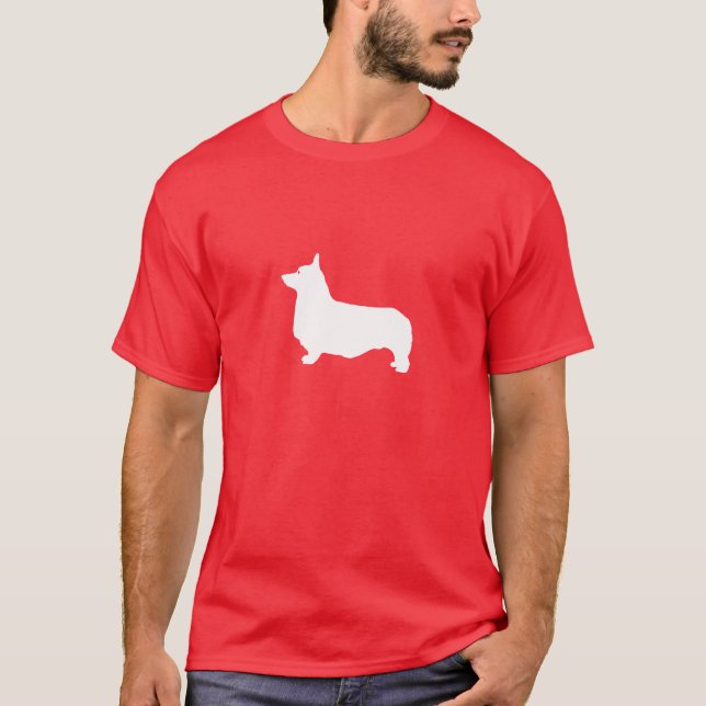Camiseta de la silueta del Corgi (Anverso)