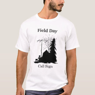 Camiseta de la silueta del día de maniobras del
