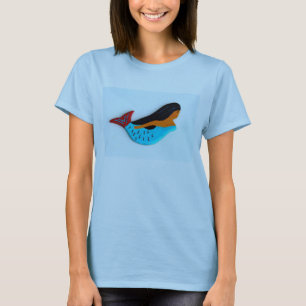 camiseta de la sirena de la natación