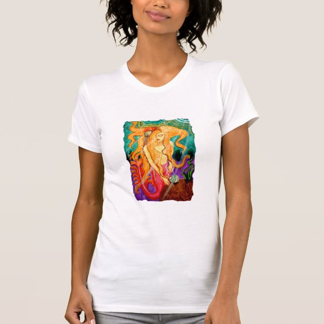 Camiseta de la sirena de la sirena de Sanibel (Anverso)