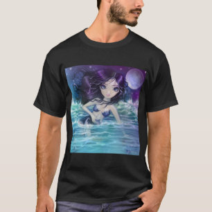 Camiseta de la Sirena del Mar Suave