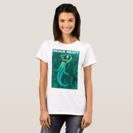 Camiseta de la sirena ventilado para mujeres de pl