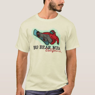 Camiseta de la snowboard de los individuos de Big