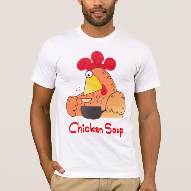 Camiseta de la sopa de pollo (Anverso)