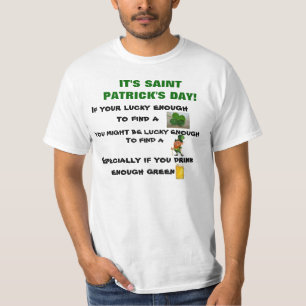 Camiseta de la SUERTE del DÍA DE SAN PATRICIOS