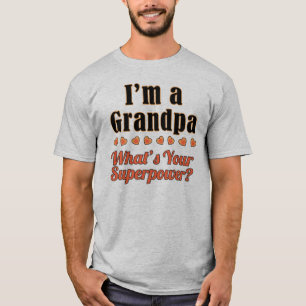 Camiseta de la superpotencia del abuelo