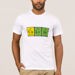 Camiseta de la tabla periódica Calvin