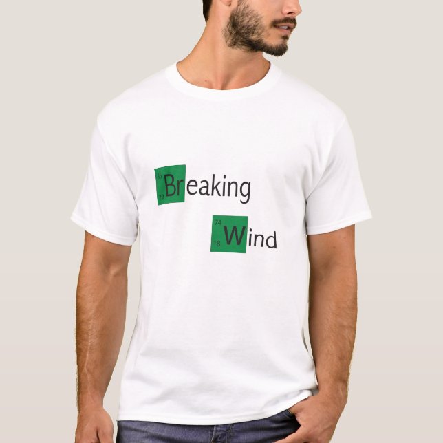 camiseta de la tabla periódica del viento de (Anverso)