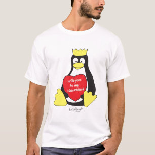 camiseta de la tarjeta del día de San Valentín d