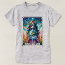 Camiseta de la tarjeta Tarot Skeleton Daily Day
