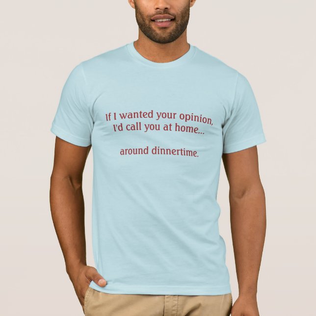Camiseta de la televenta (Anverso)
