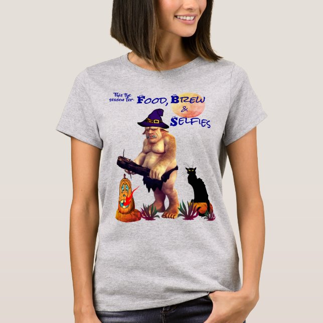 Camiseta de la temporada de Halloween de fantasía (Anverso)