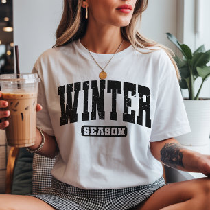 Camiseta de la temporada de invierno vintage, Cami
