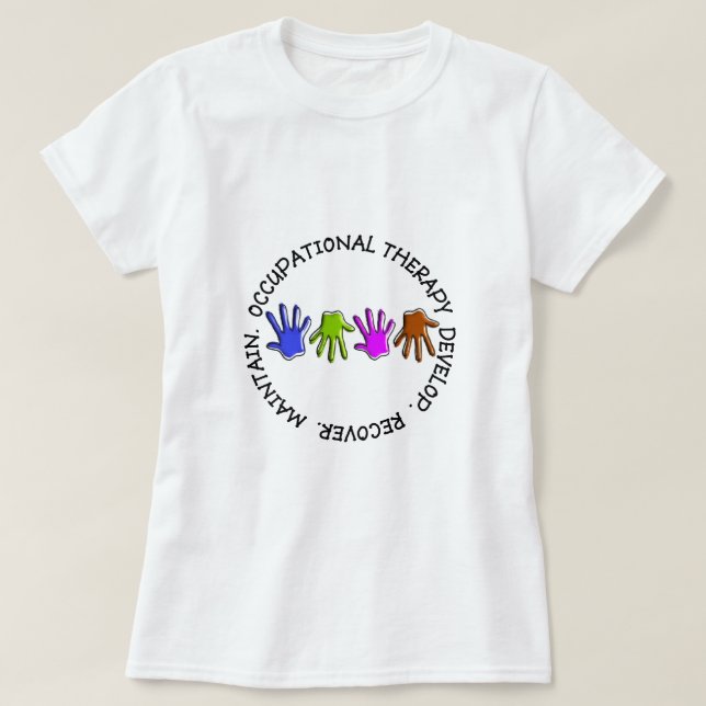 Camiseta de la terapia profesional (Diseño del anverso)