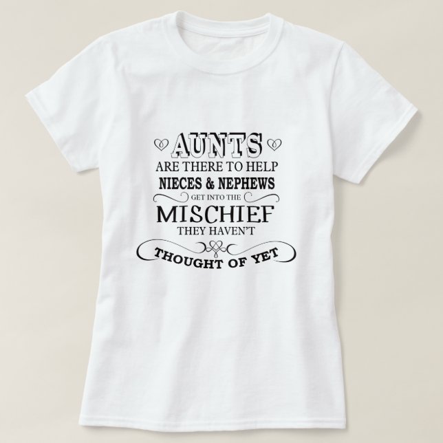 Camiseta de la tía (Diseño del anverso)