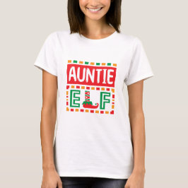 Camiseta de la tía Elf Navidades
