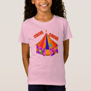 Camiseta de la tienda de circo de los niños